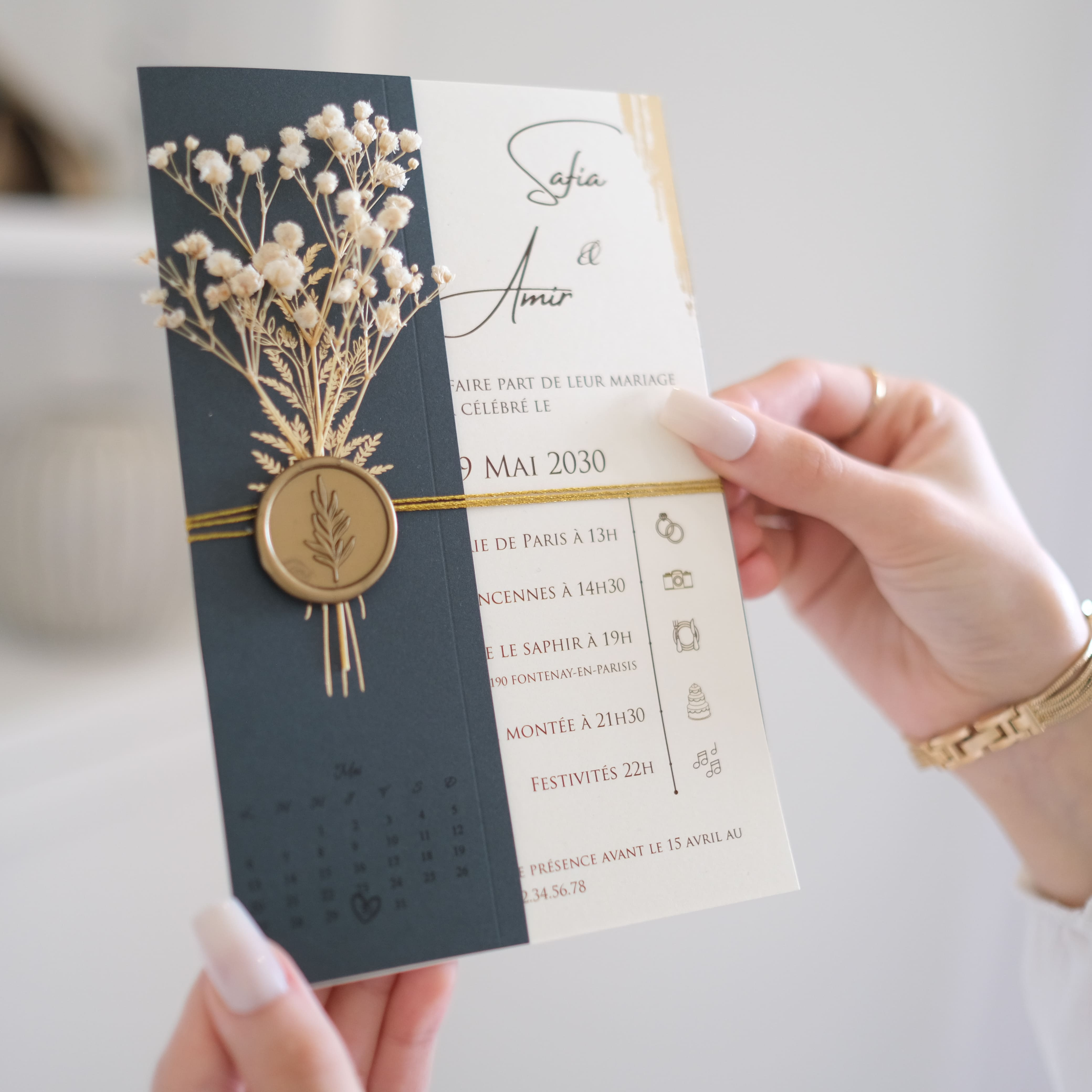 Faire part mariage